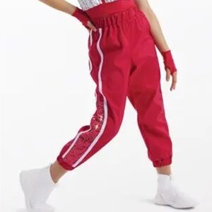 Kids Red Jogger Pants